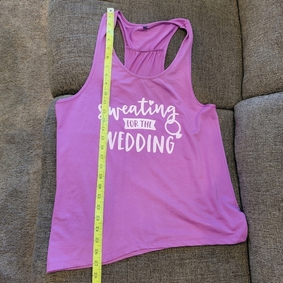 Miss To Mrs. Sweating For The Wedding Workout Dri-Fit Top Size XL - Picture 10 of 10